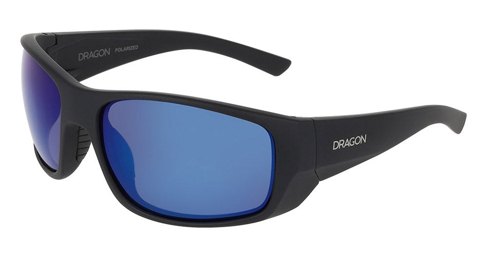 DRS1001 - Matte Black with Blue Mirror Lens