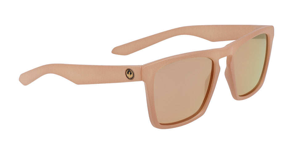 DRAC - Matte Seashell with Lumalens Rose Gold Ionized Lens