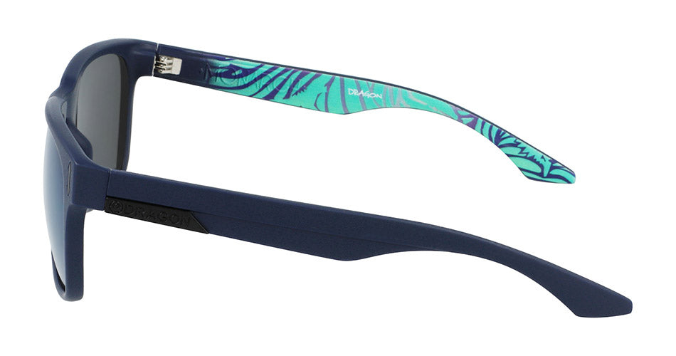 MONARCH - Matte Navy/Tropics with Lumalens Smoke Petrol Ionized Lens