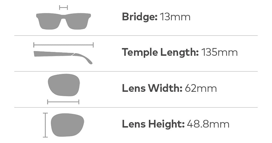 FIN - Clark Little Signature with Polarized Lumalens Blue Ionized Lens