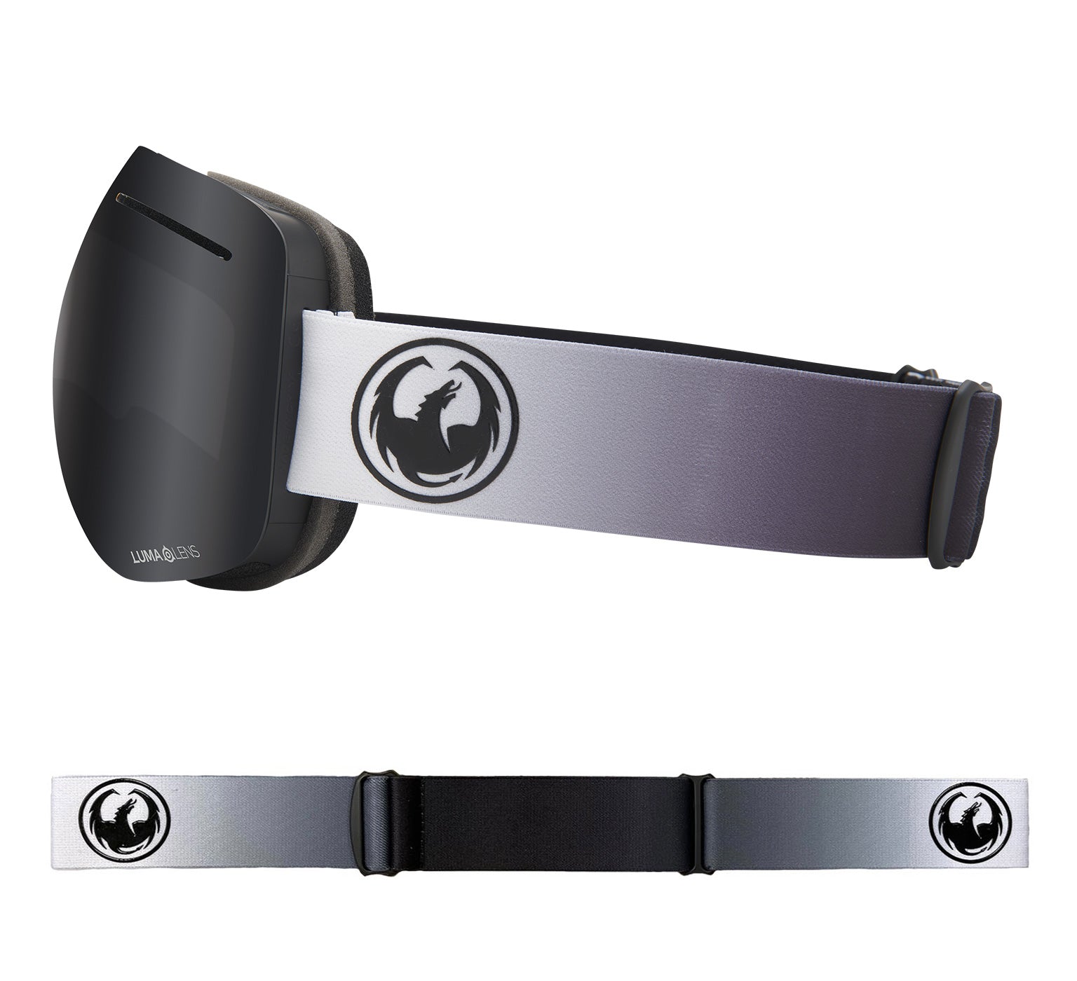X1 - Fade Black with Lumalens Dark Smoke & Lumalens Flash Blue Lens