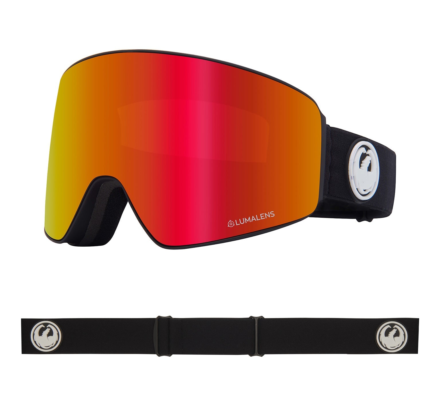 PXV - Black with Lumalens Red Ionized & Lumalens Rose Lens