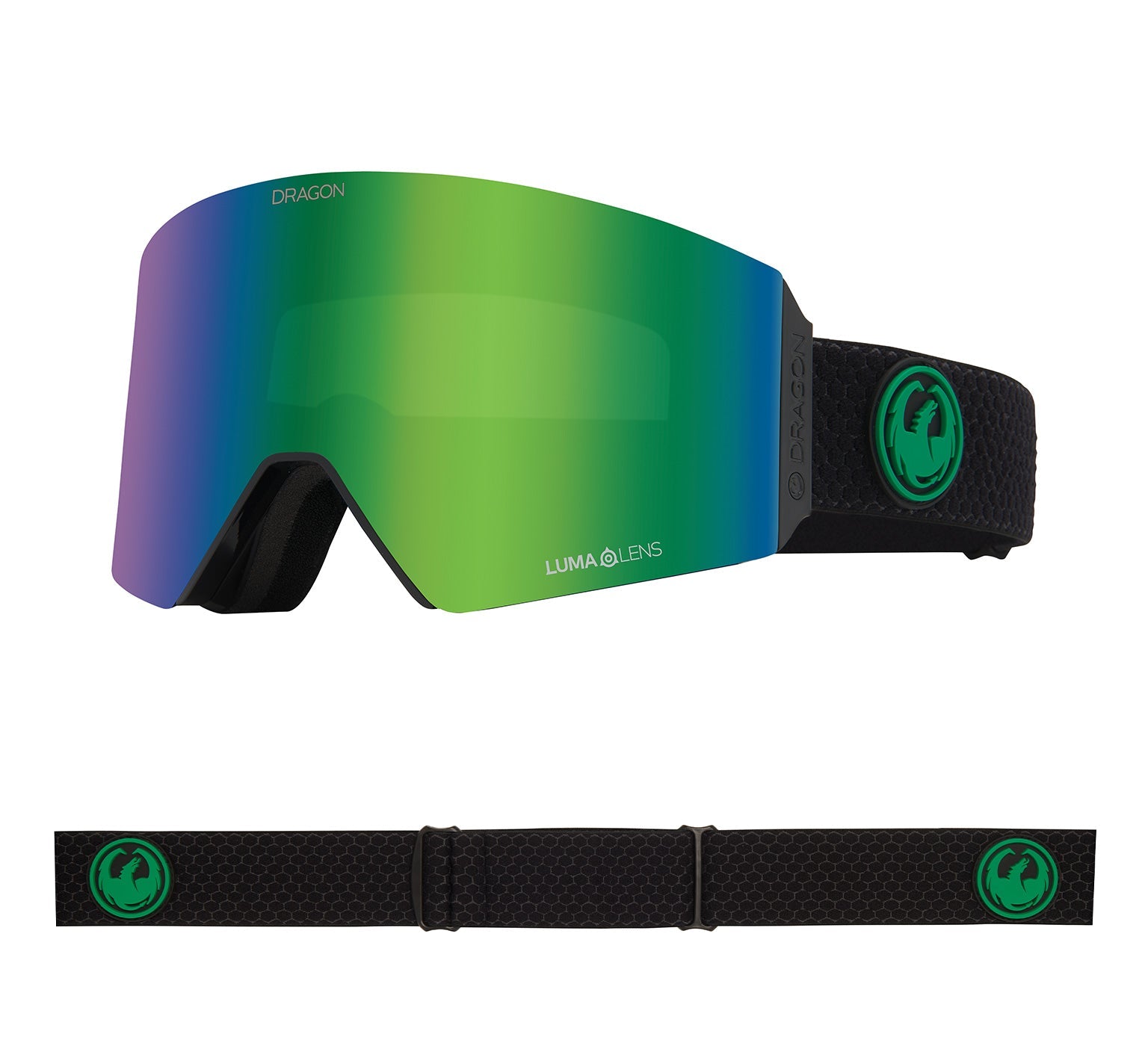 RVX OTG - Split with Lumalens Green Ionized & Lumalens Amber Lens