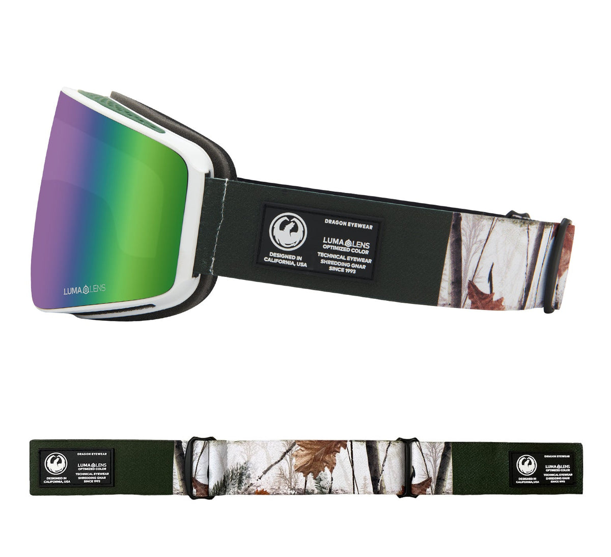 PXV - Alpine Camo with Lumalens Green Ionized & Lumalens Amber Lens