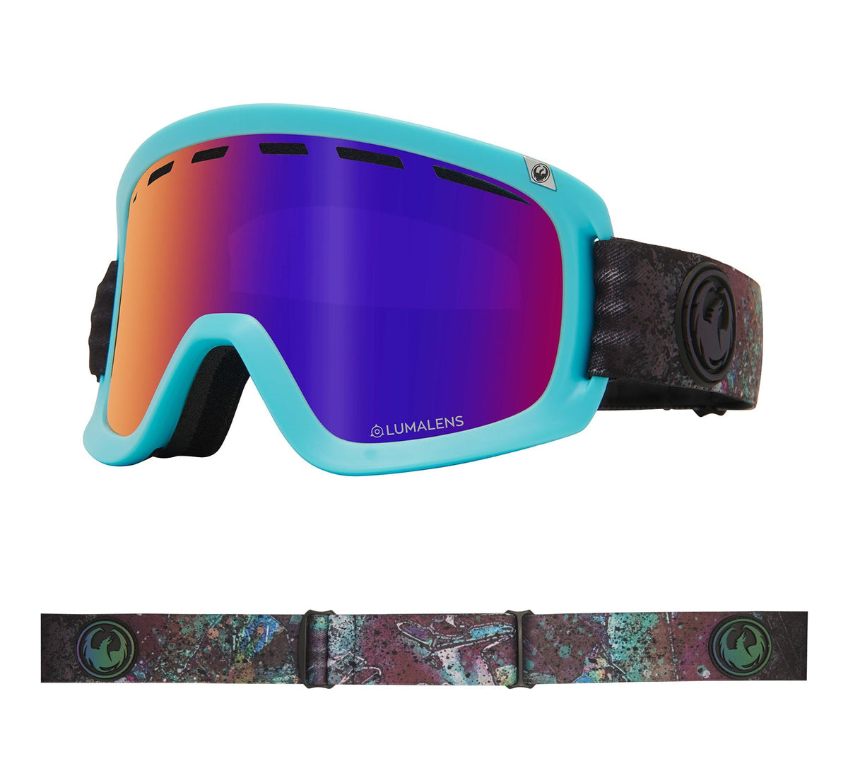 D1 OTG - Abalone with Lumalens Purple Ionized &amp; Lumalens Amber Lens