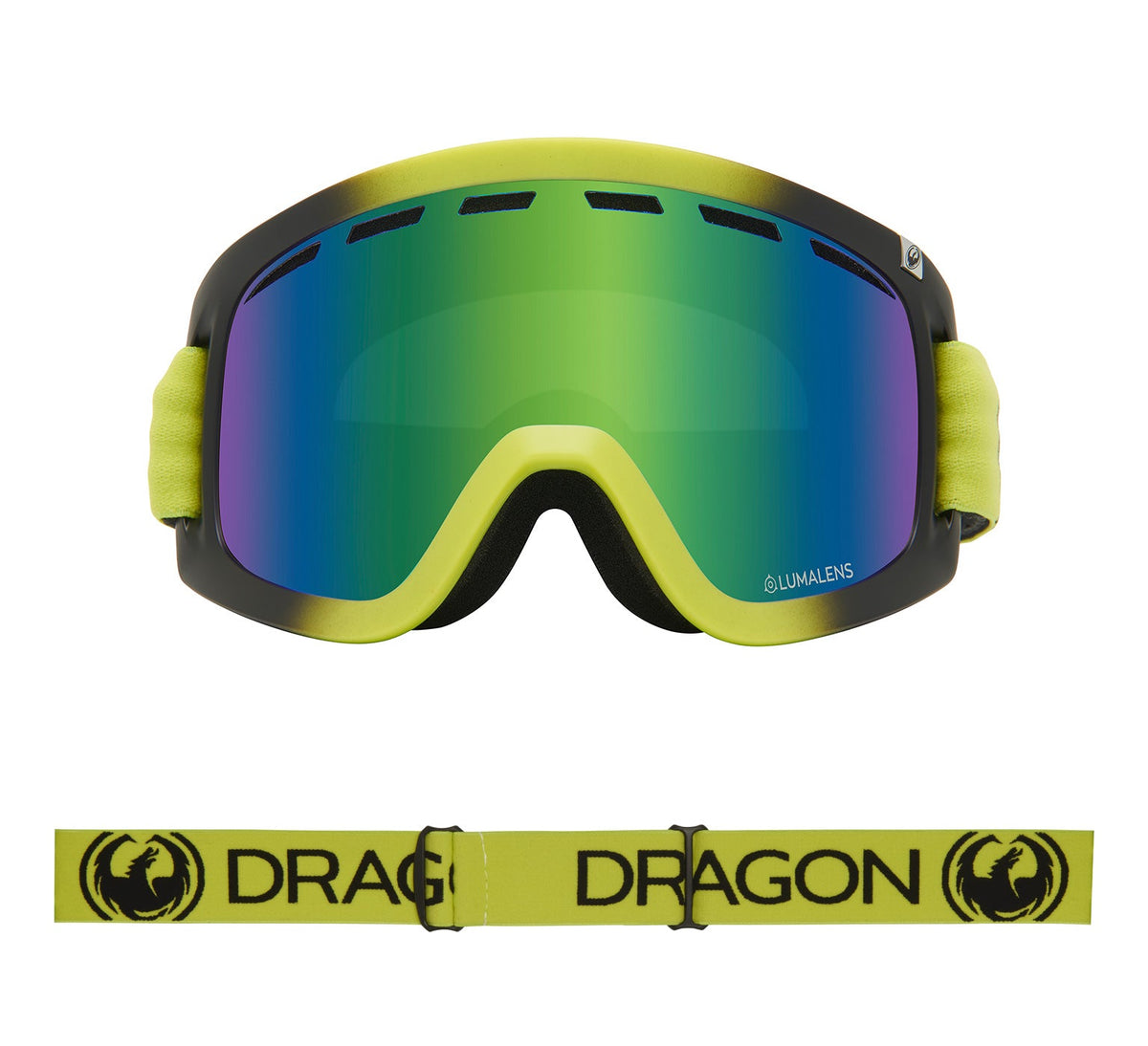 D1 OTG - Lime with Lumalens Green Ionized & Lumalens Amber Lens