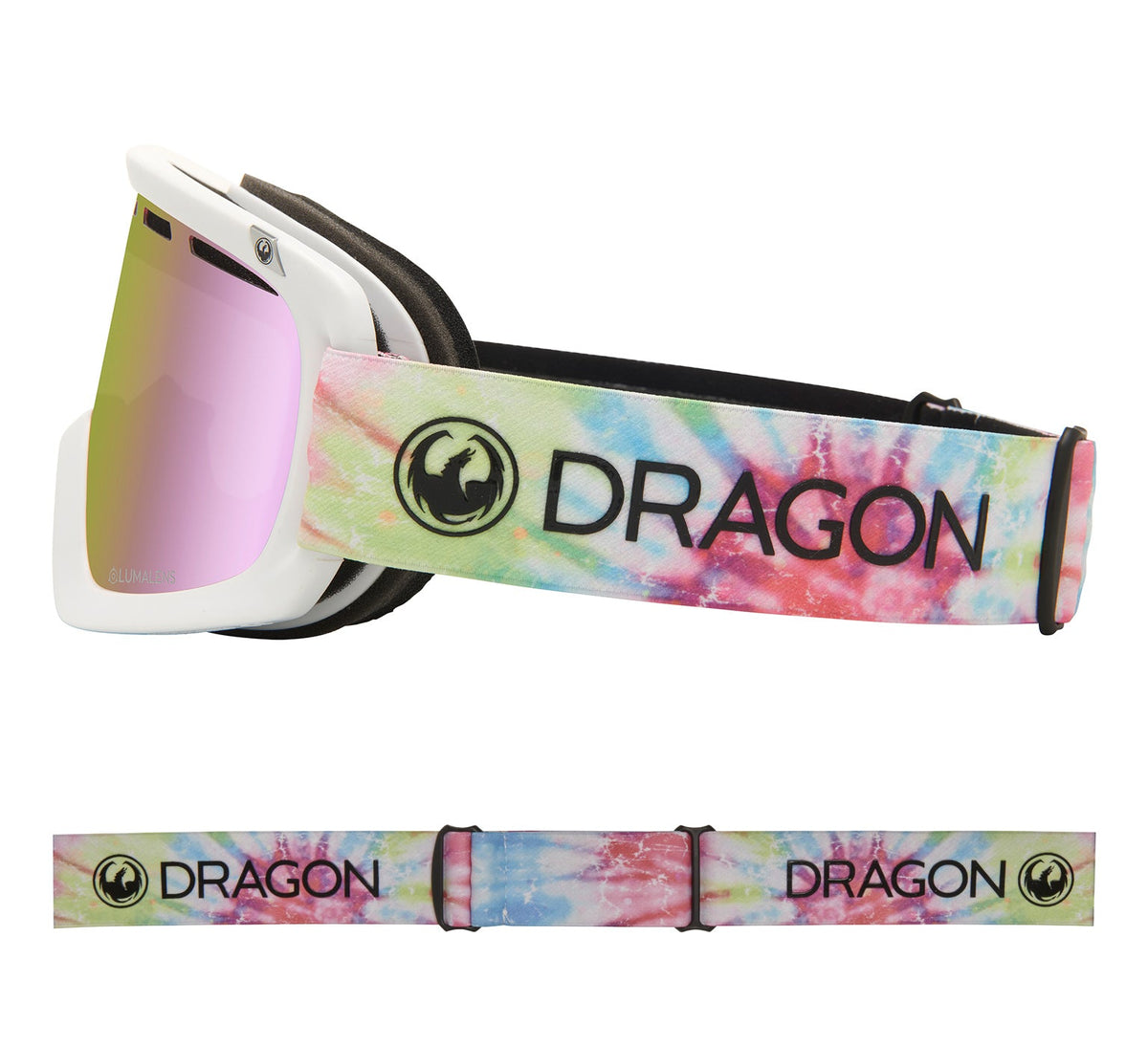D1 OTG - Tie Dye with Lumalens Pink Ionized & Lumalens Dark Smoke Lens