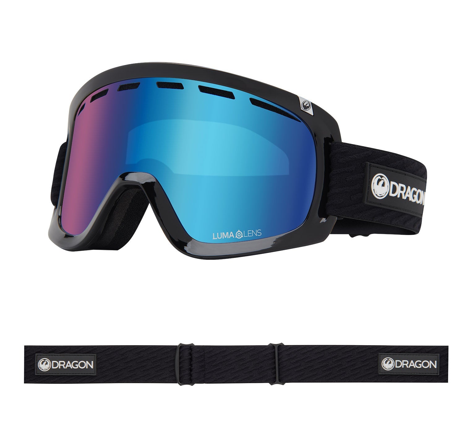 D1 OTG - Icon Blue with Lumalens Blue Ionized & Lumalens Flash Blue Lens