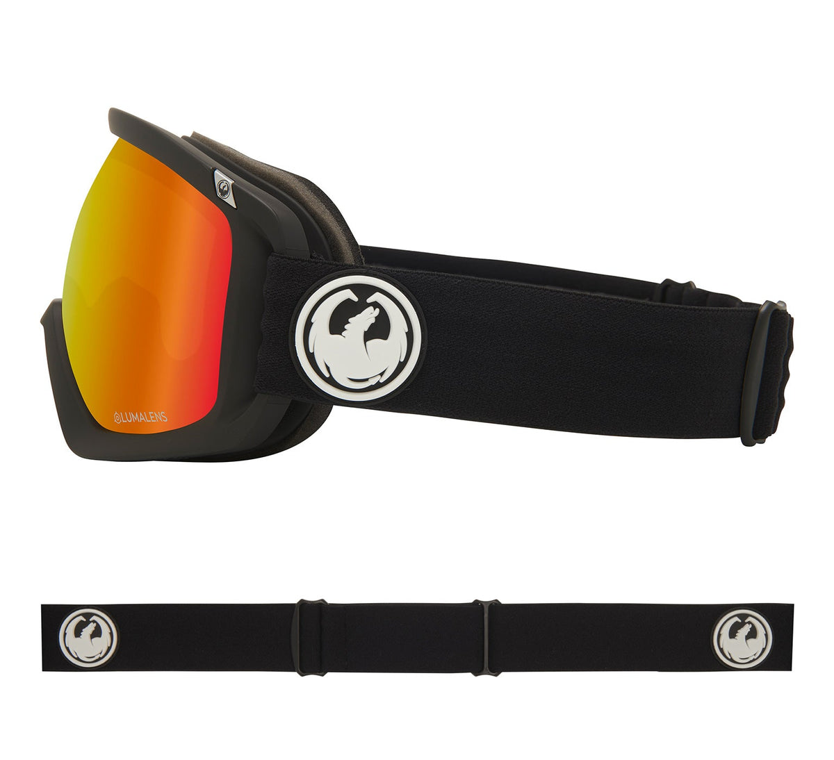 D3 OTG - Black with Lumalens Red Ionized & Lumalens Rose Lens
