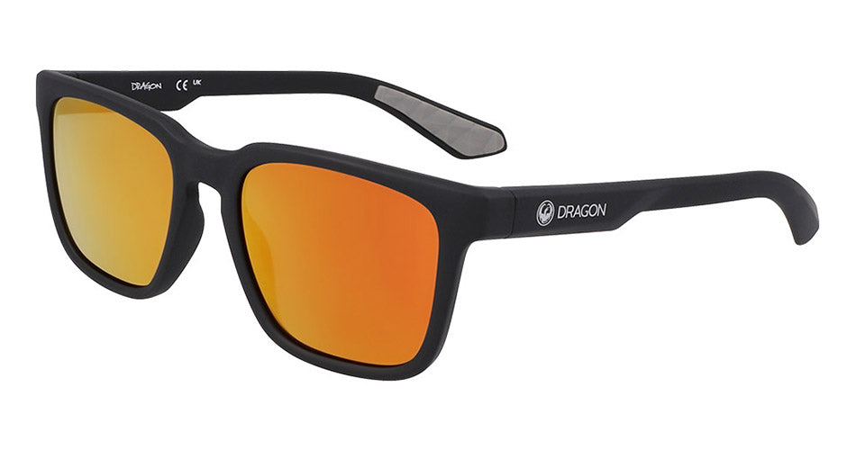 BEECH - Matte Black with Lumalens Red Ionized Lens