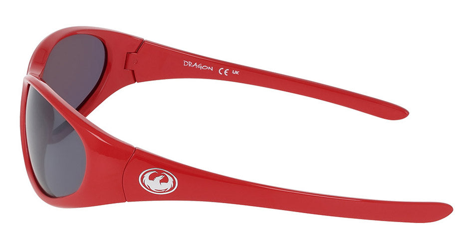 THE BOX 2.0 - Shiny Solid Red with Polarized Lumalens Silver Flash Lens