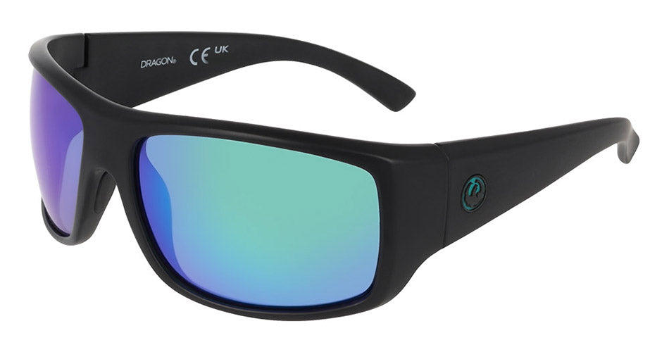 VANTAGE 2.0 - Matte Black H2O with Polarized Lumalens Green Mirror Lens