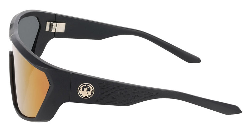 CHASM - Matte Black with Lumalens Red Ionized Lens