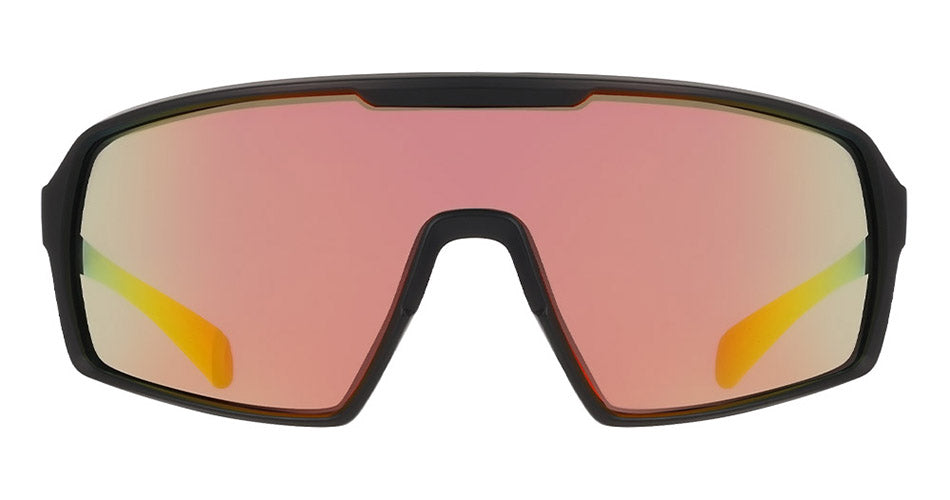 DRS1003 - Matte Black with Red Mirror Lens