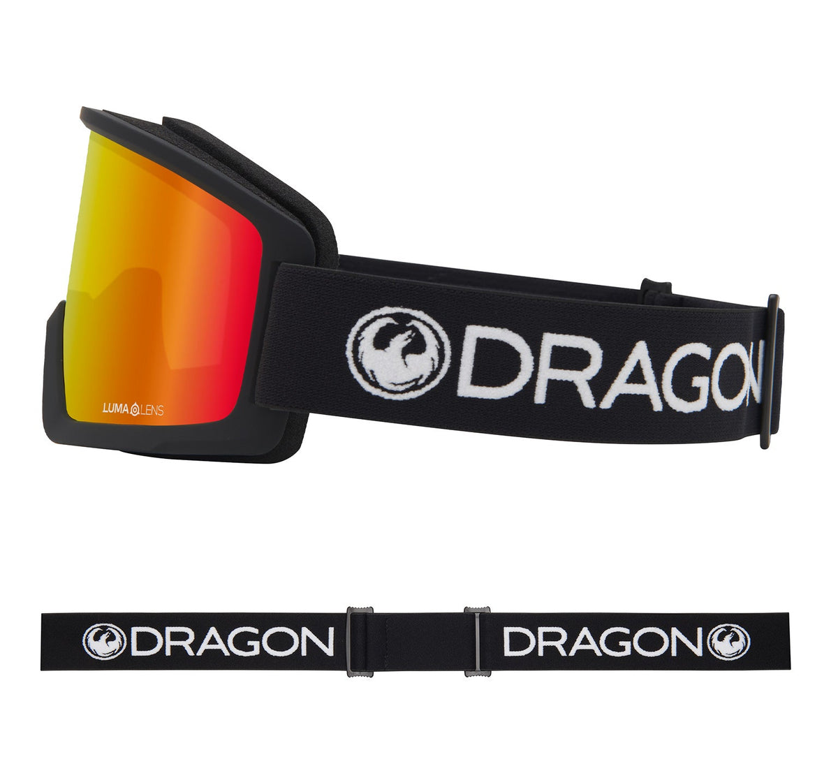 DX3 L OTG - Black with Lumalens Red Ionized Lens