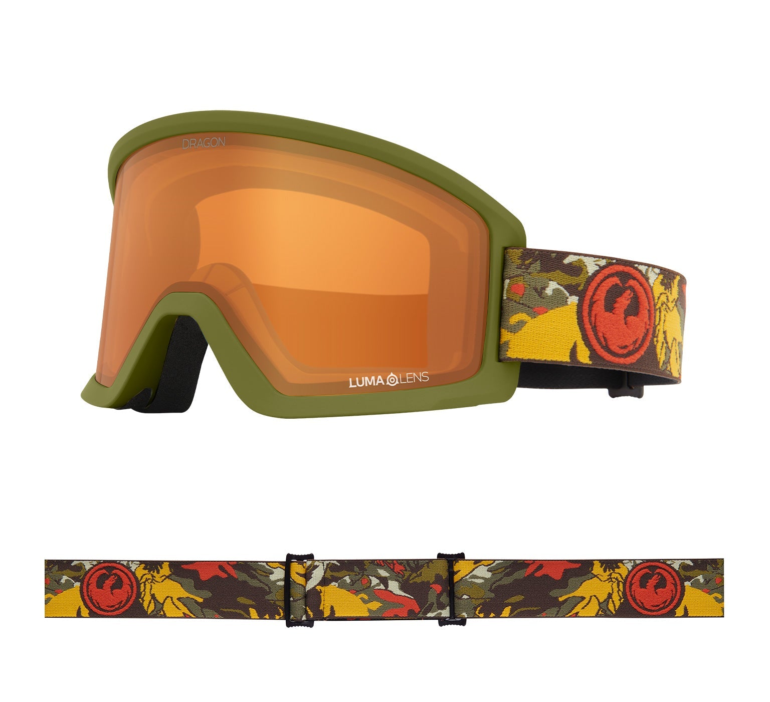 DX3 OTG - Leafy Camo with Lumalens Amber Lens