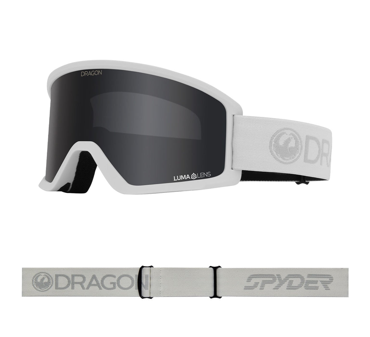 DX3 OTG - White Spyder Collab with Lumalens Dark Smoke Lens