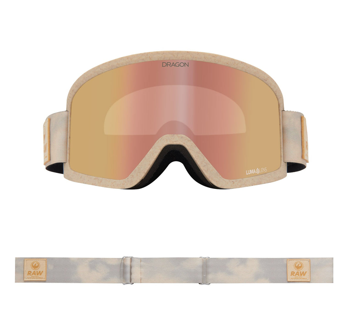 DX3 PLUS OTG - Raw with Lumalens Rose Gold Ionized & Lumalens Light Rose Lens