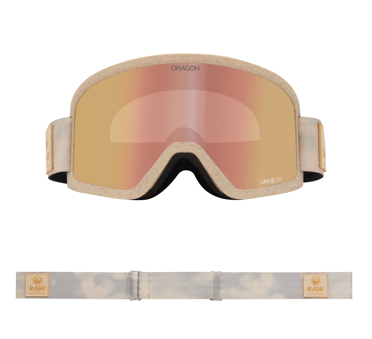 DX3 PLUS OTG - Raw with Lumalens Rose Gold Ionized & Lumalens Light Rose Lens