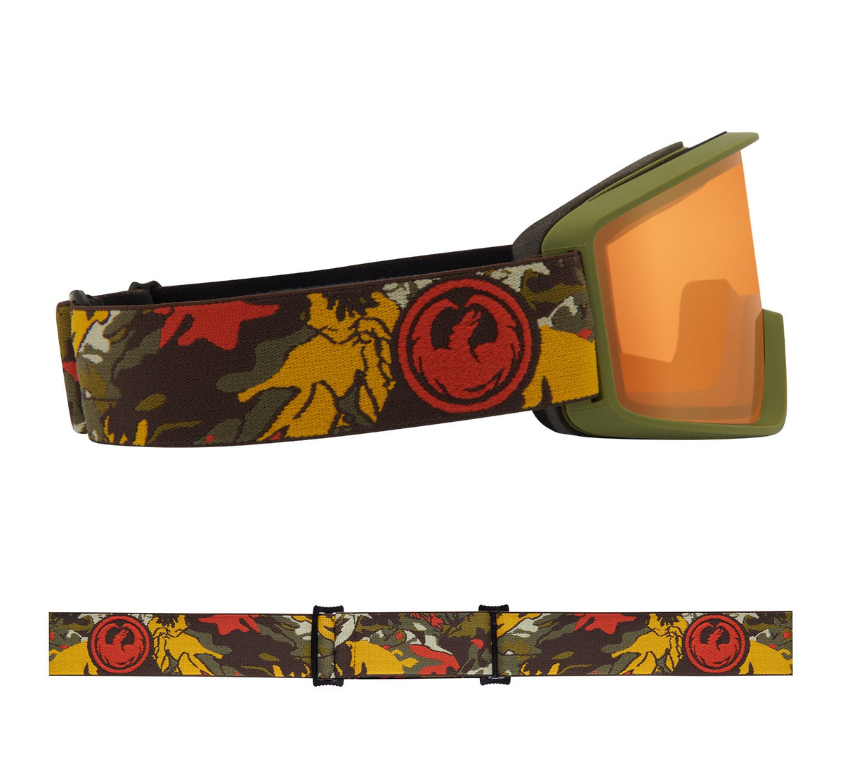 DXT OTG - Leafy Camo with Lumalens Amber Lens