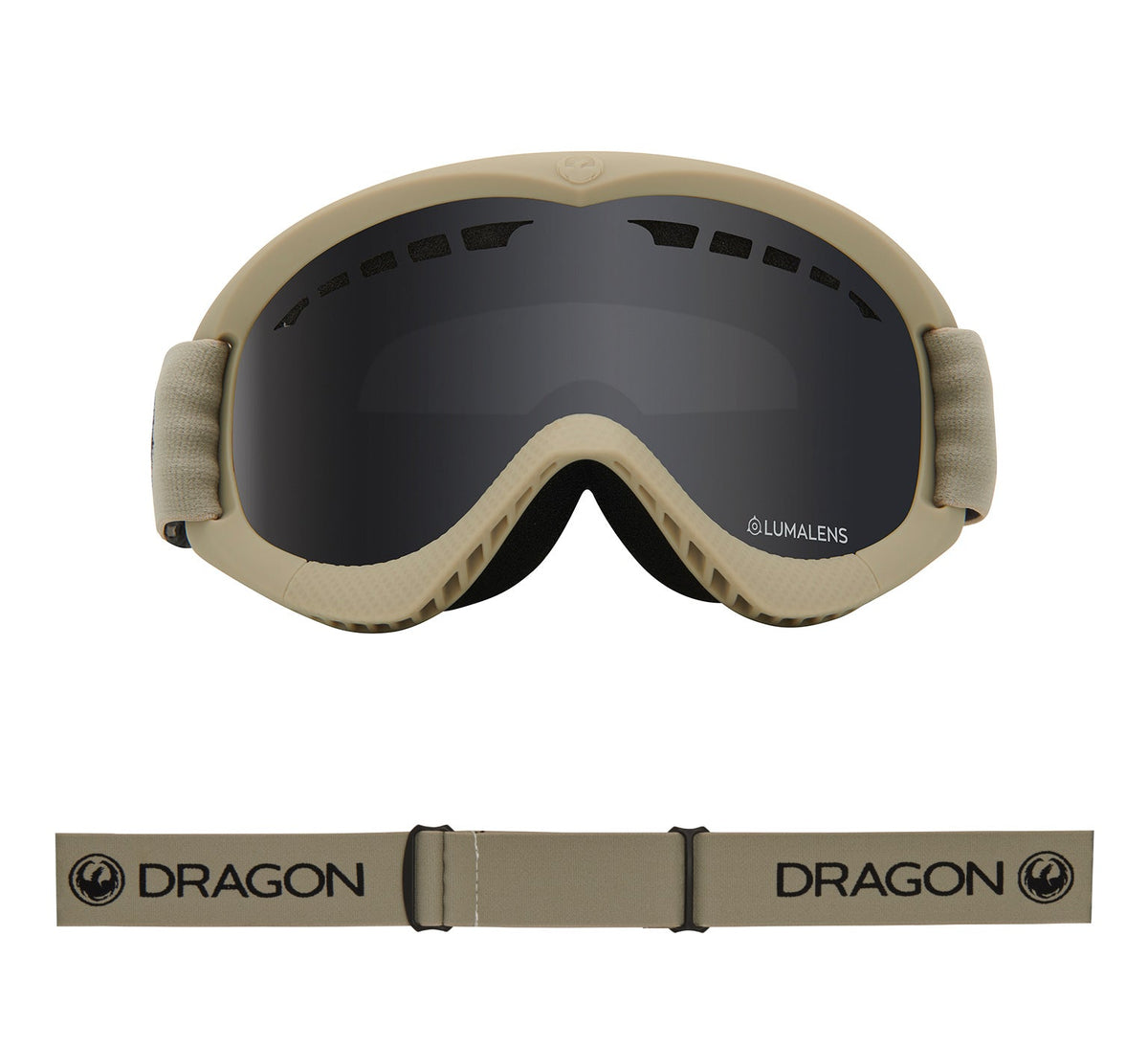 DXs - Taupe with Lumalens Dark Smoke Lens