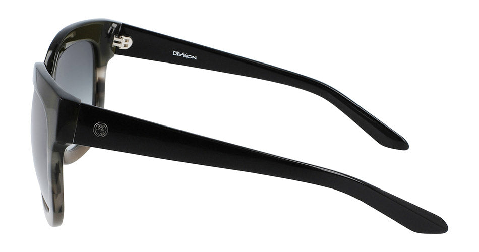 FLO - Olive Horn Gradient with Lumalens Smoke Gradient Lens