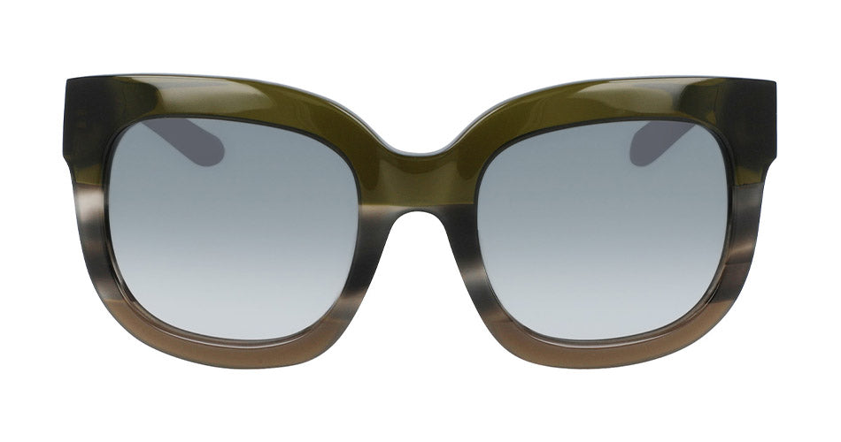 FLO - Olive Horn Gradient with Lumalens Smoke Gradient Lens