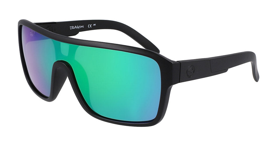 REMIX - Matte Black with Polarized Lumalens Green Ionized Lens