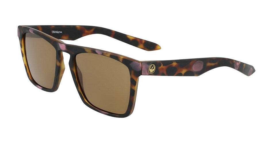 DRAC - Matte Tortoise/Purple with Lumalens Brown Lens