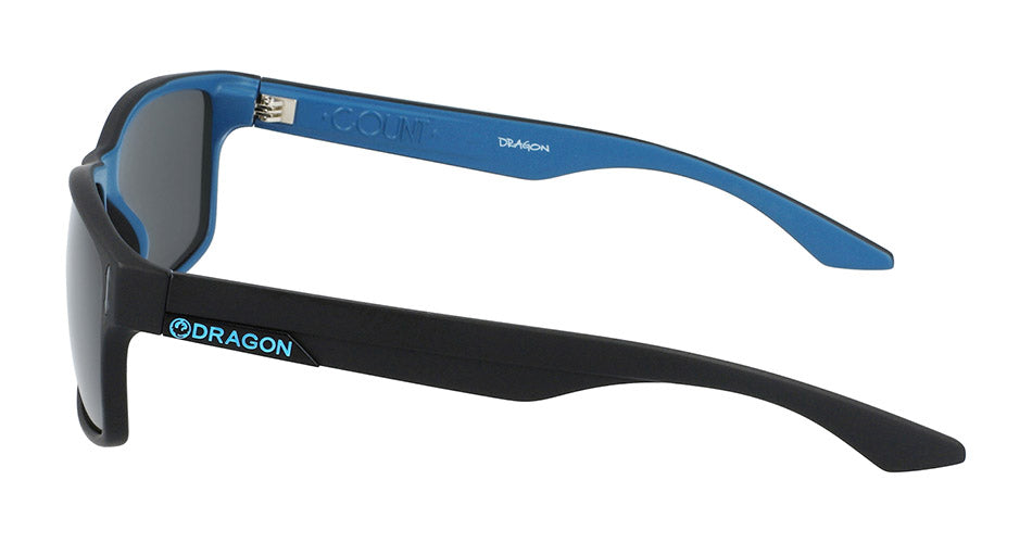 COUNT - Matte Black Blue with Lumalens Smoke Lens