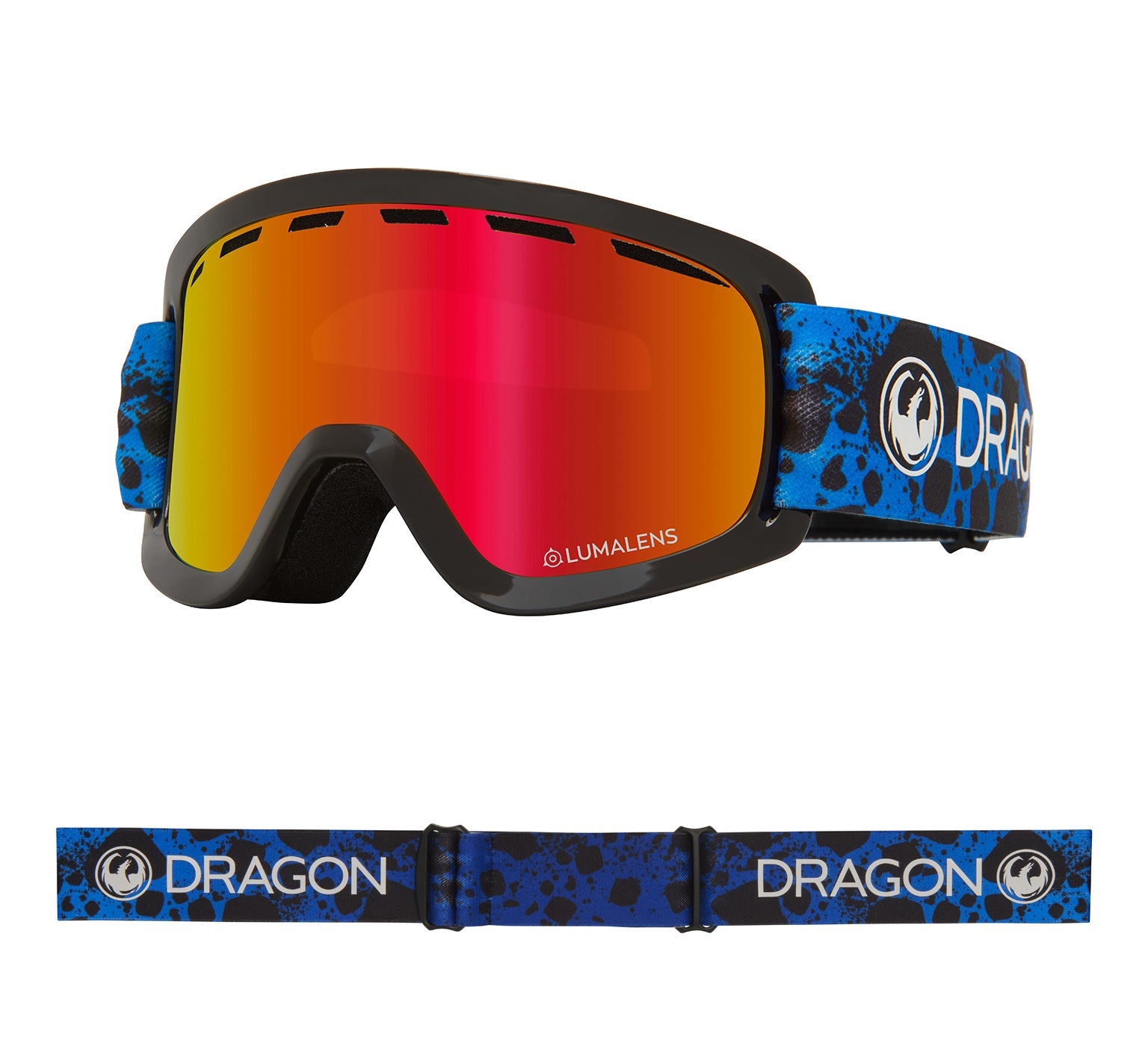 LIL D - Dart Blue with Lumalens Red Ionized Lens