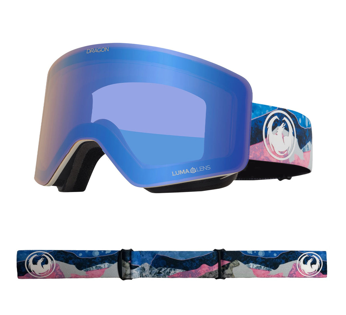 R1 OTG - Mountain Bliss with Lumalens Flash Blue &amp; Lumalens Dark Smoke Lens