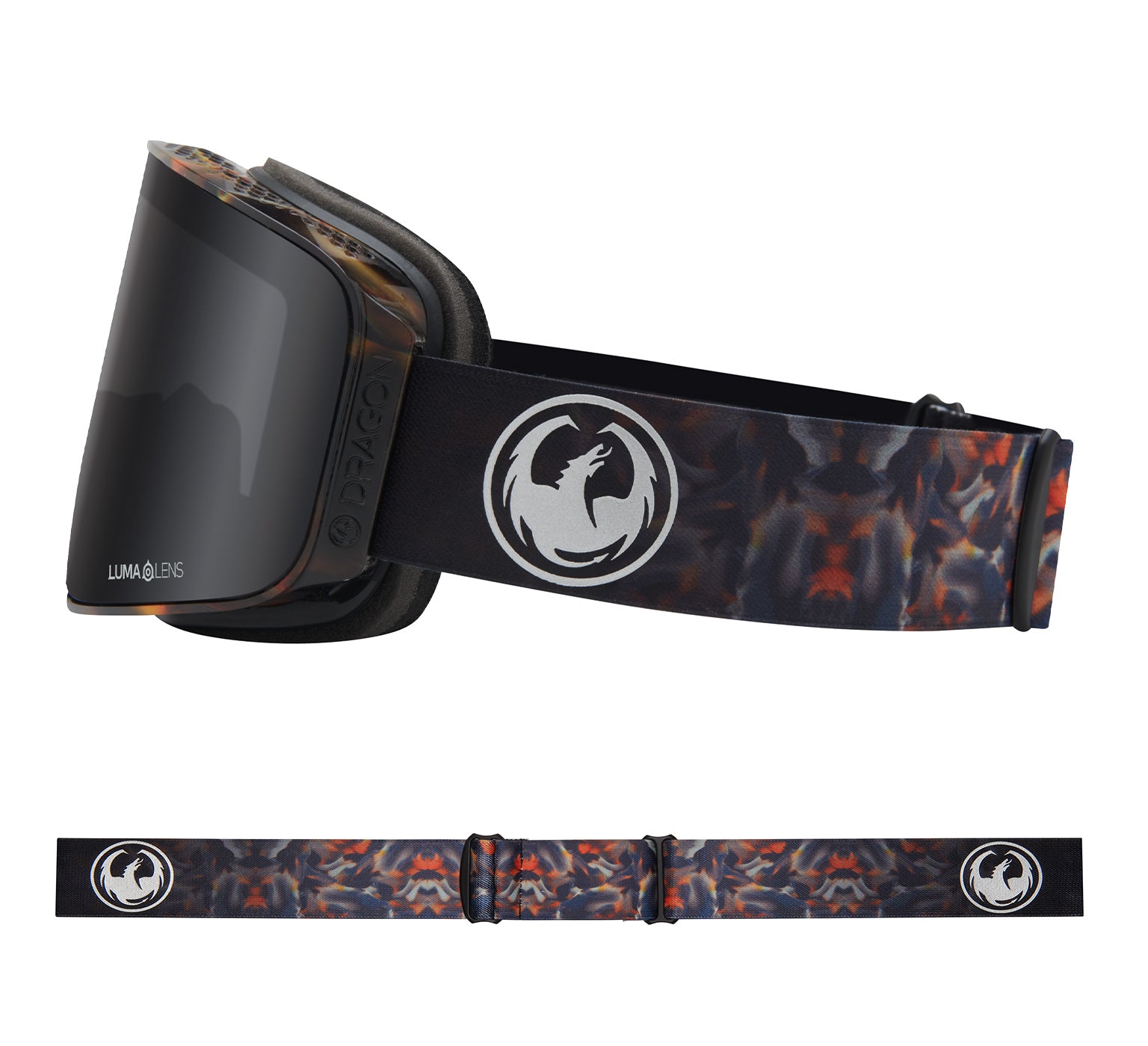 NFX MAG OTG - Fire Leaf with Lumalens Dark Smoke & Lumalens Amber Lens