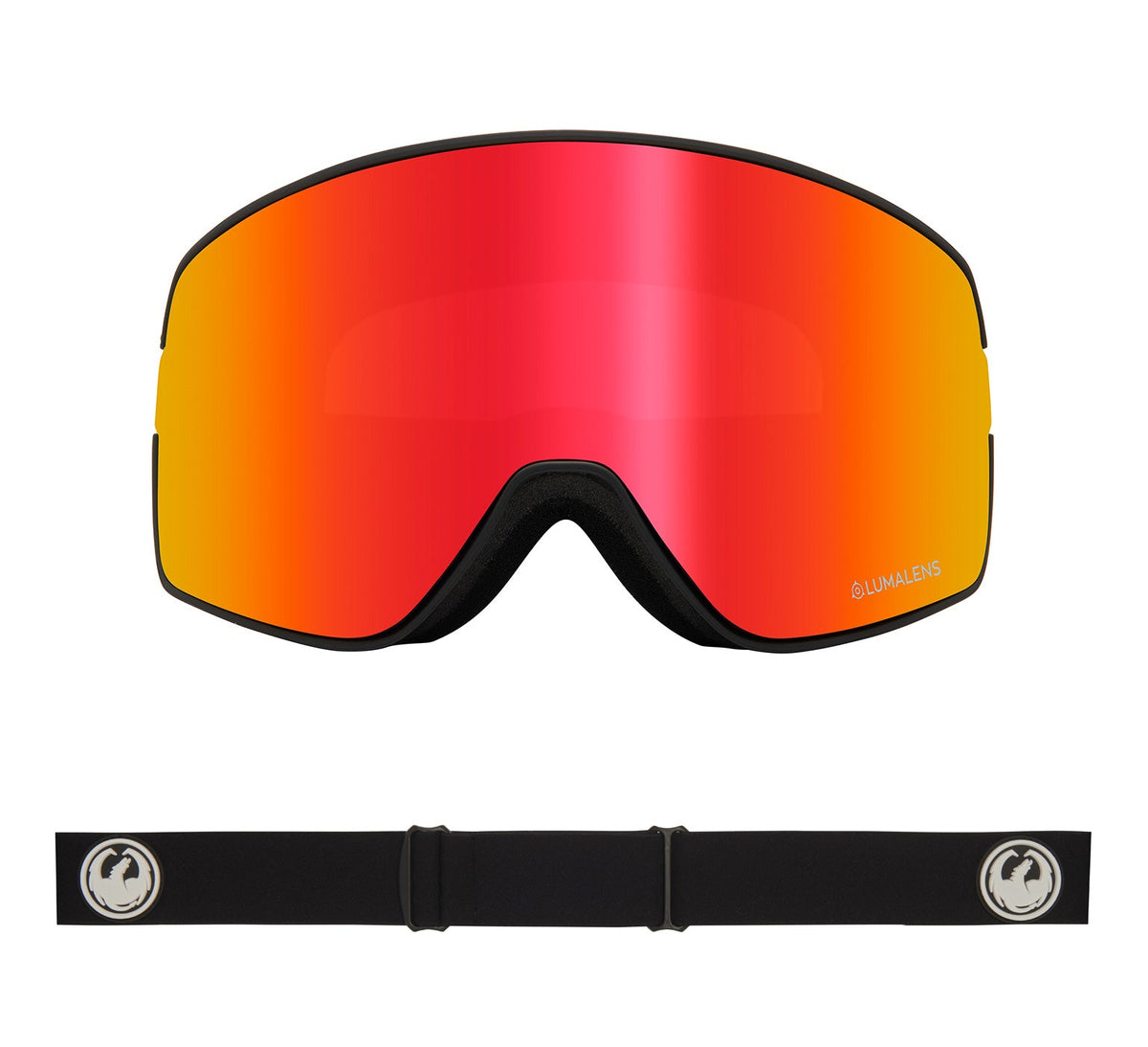 NFX2 - Black with Lumalens Red Ionized & Lumalens Rose Lens