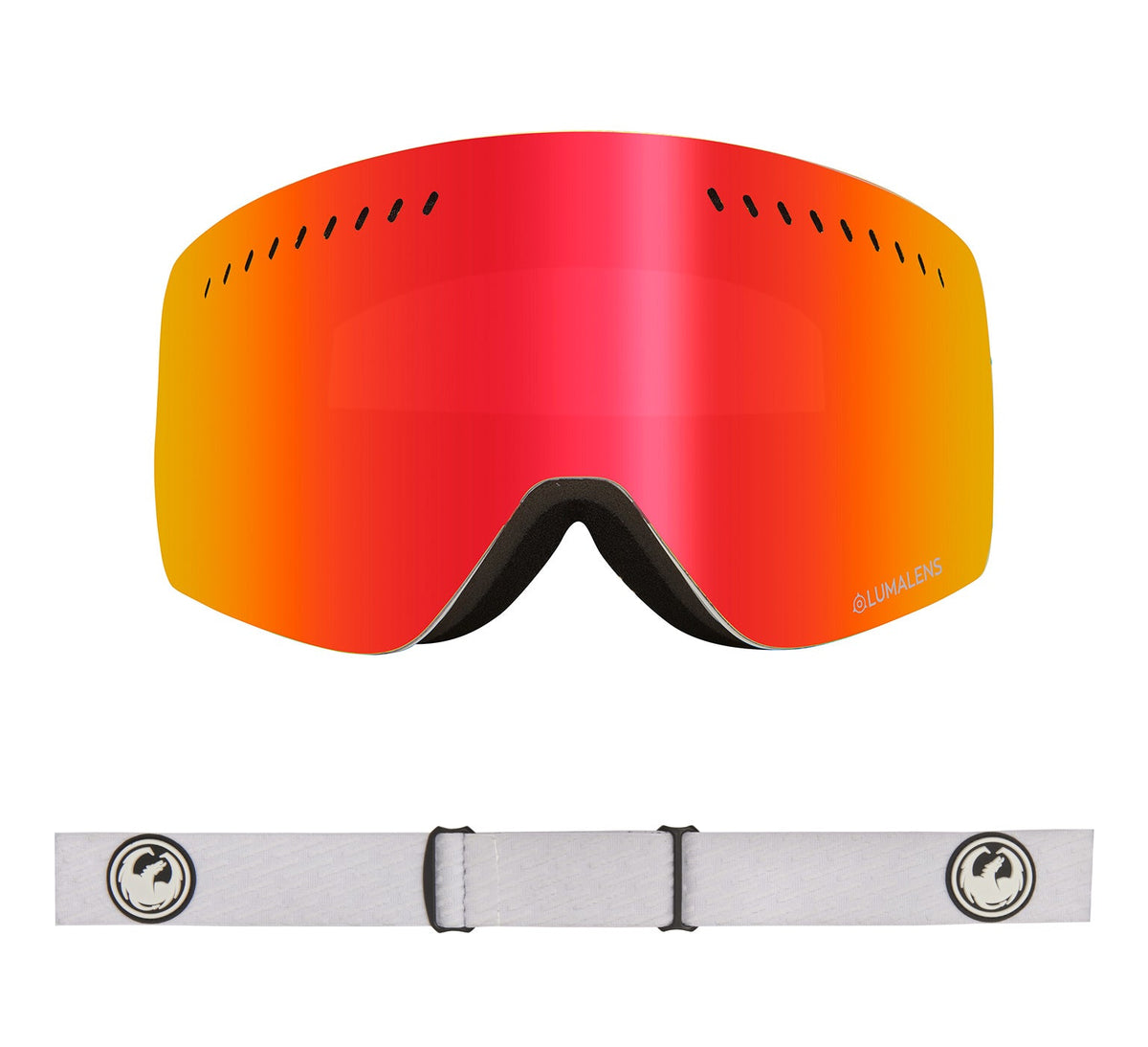 NFXS - PK White with Lumalens Red Ionized & Lumalens Pink Ionized Lens