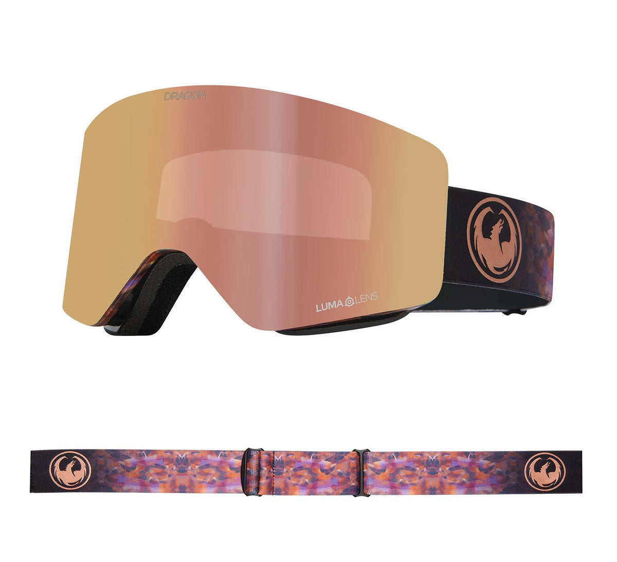 R1 OTG - Amethyst with Lumalens Rose Gold Ionized &amp; Lumalens Light Rose Lens