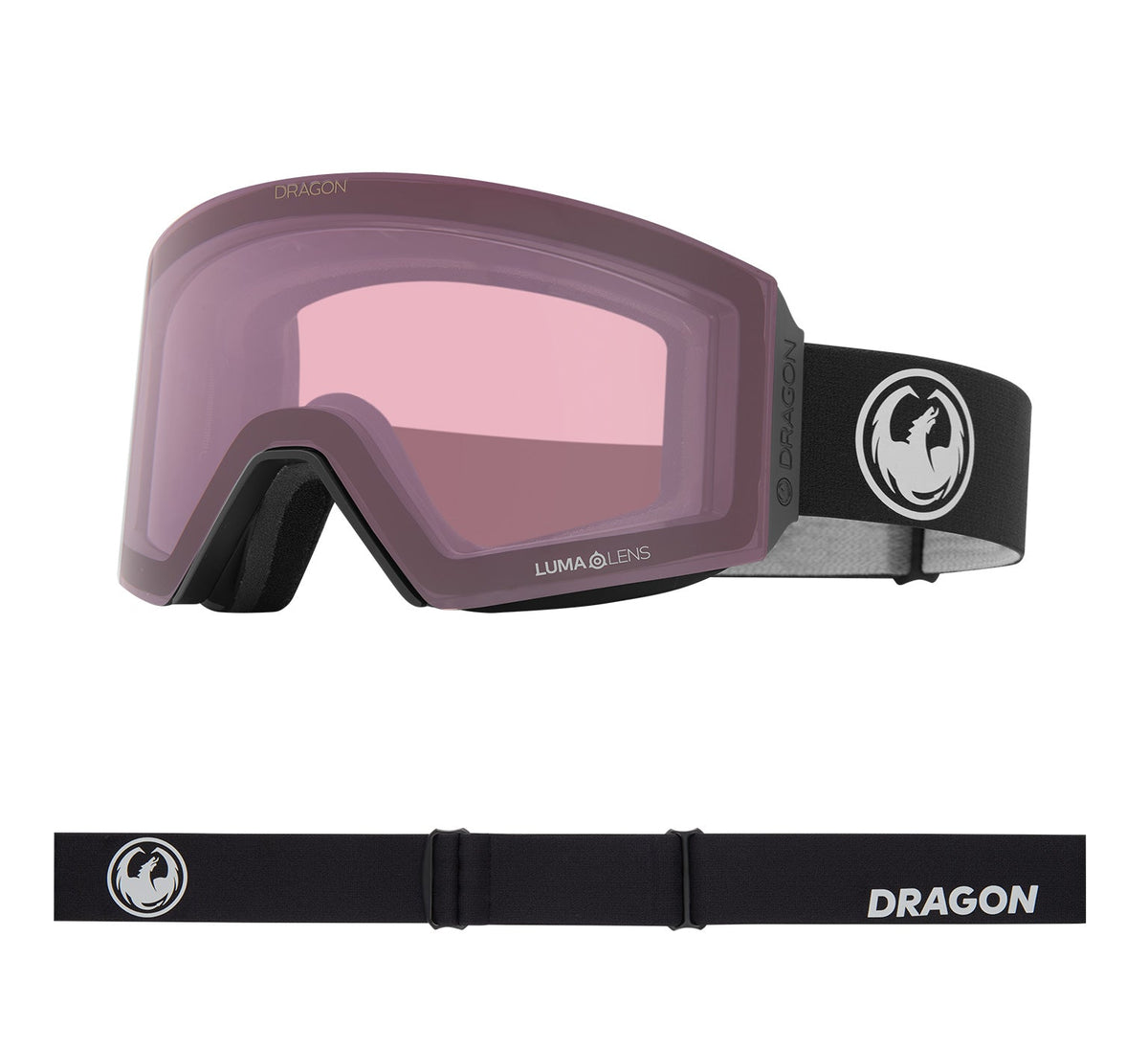 RVX MAG OTG - Nouveau Black with Lumalens Red Ionized & Lumalens Light Rose Lens