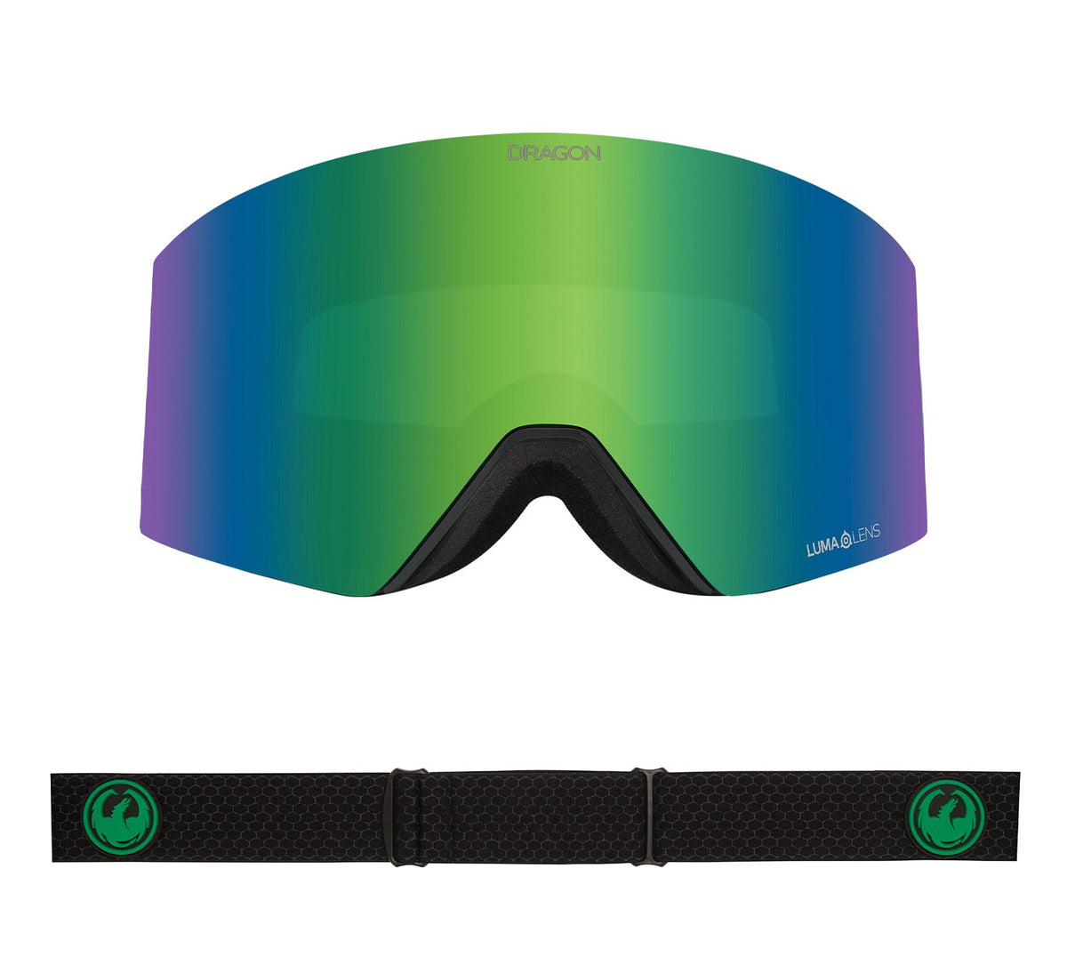 RVX MAG OTG - Split with Lumalens Green Ionized & Lumalens Amber Lens