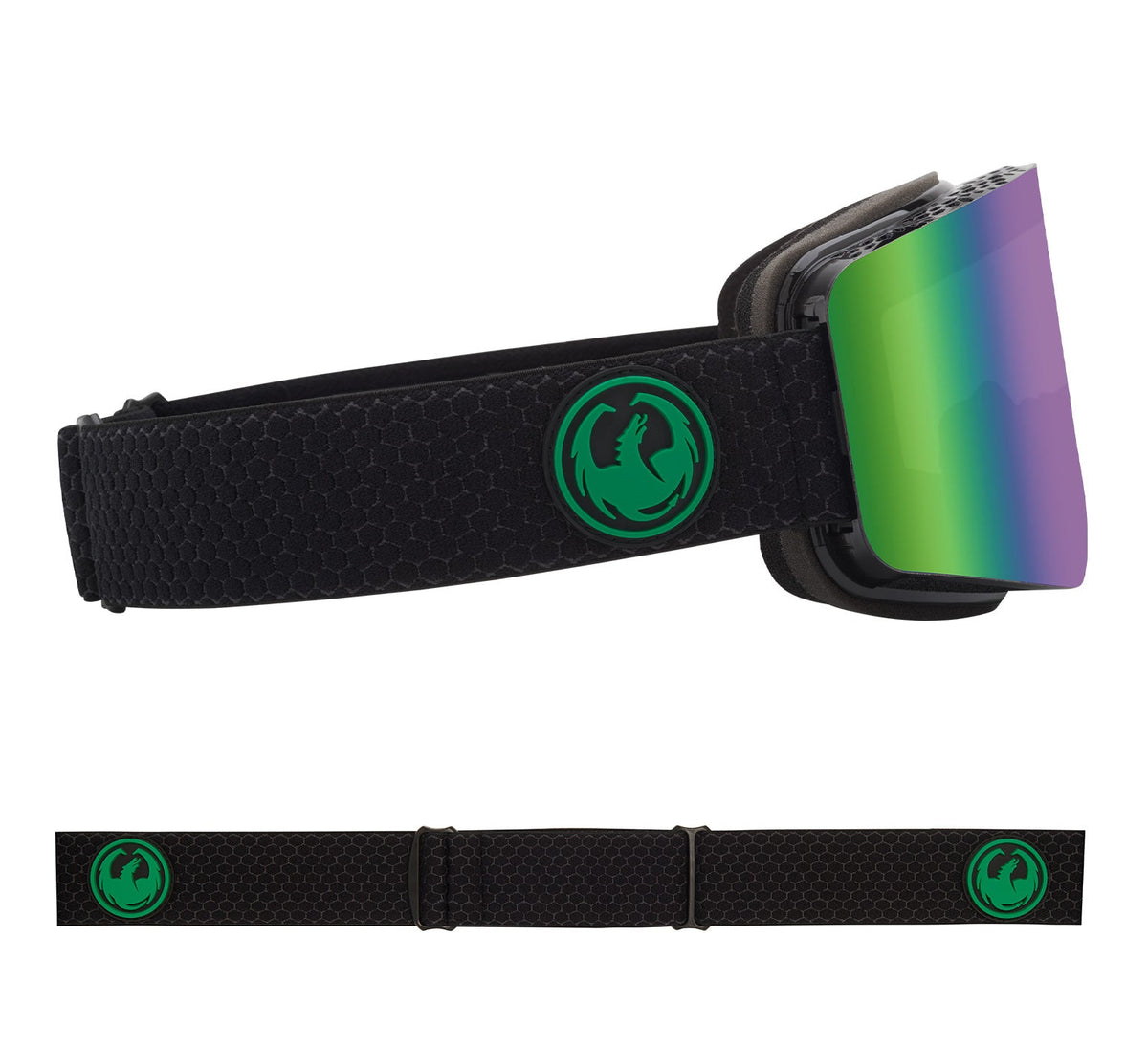 R1 OTG - Split with Lumalens Green Ionized & Lumalens Amber Lens