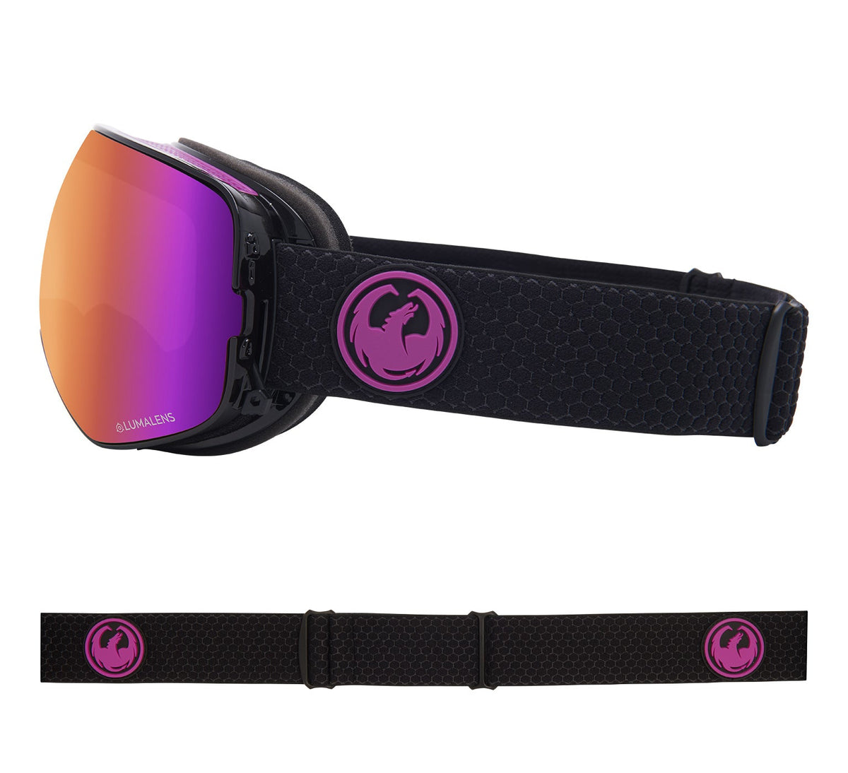 X2s - Split with Lumalens Purple Ionized & Lumalens Amber Lens