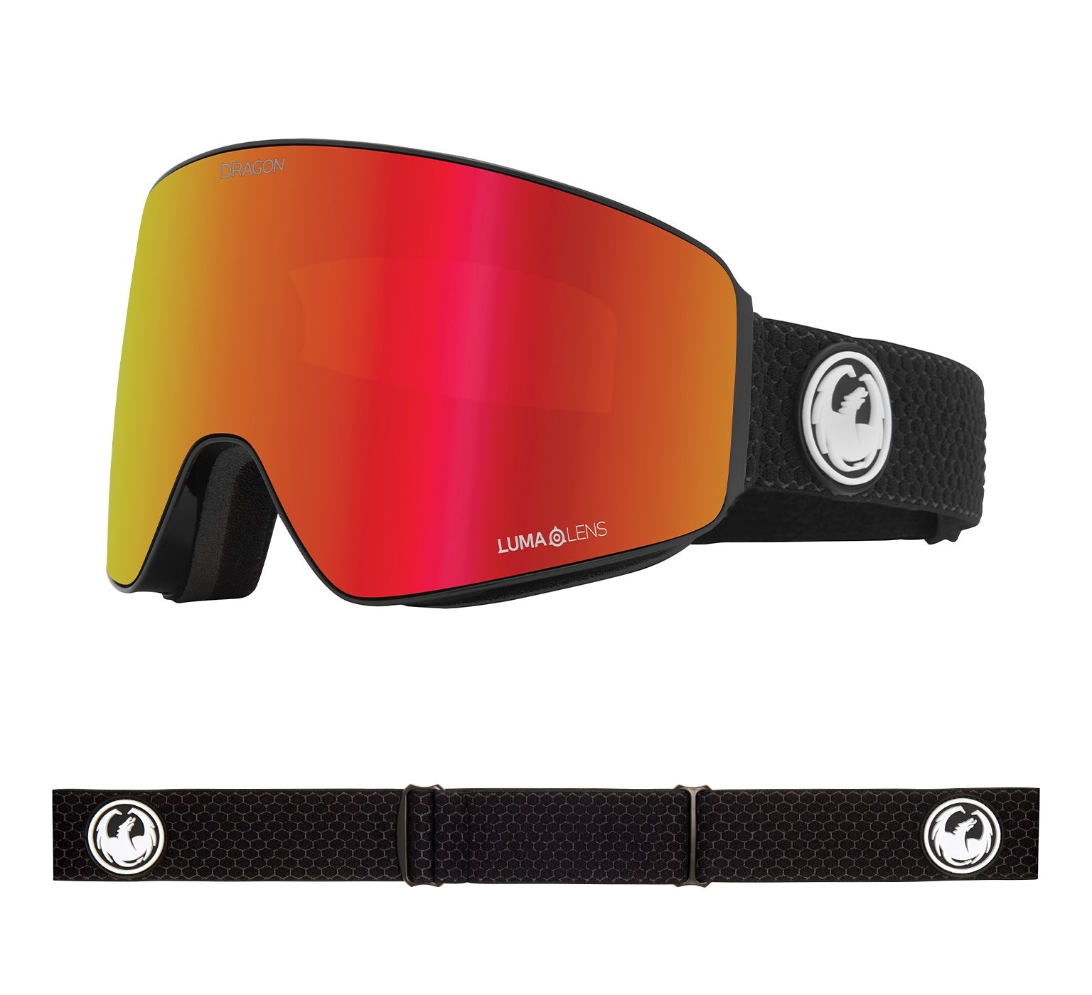 PXV - Split with Lumalens Red Ionized & Lumalens Light Rose Lens