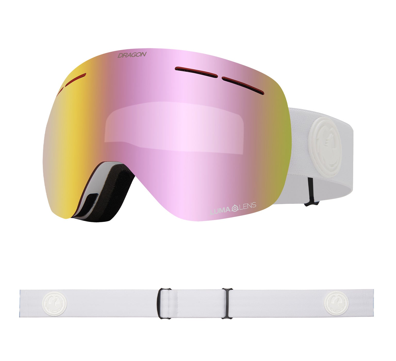 X1s - Whiteout with Lumalens Pink Ionized & Lumalens Dark Smoke Lens