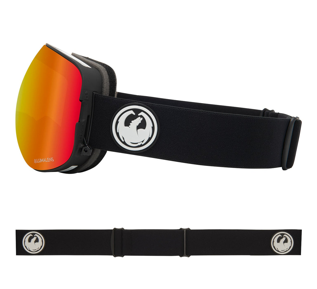 X2 - Black with Lumalens Red Ionized & Lumalens Rose Lens