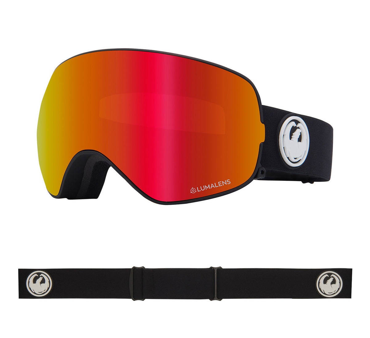 X2s - Black with Lumalens Red Ionized &amp; Lumalens Rose Lens