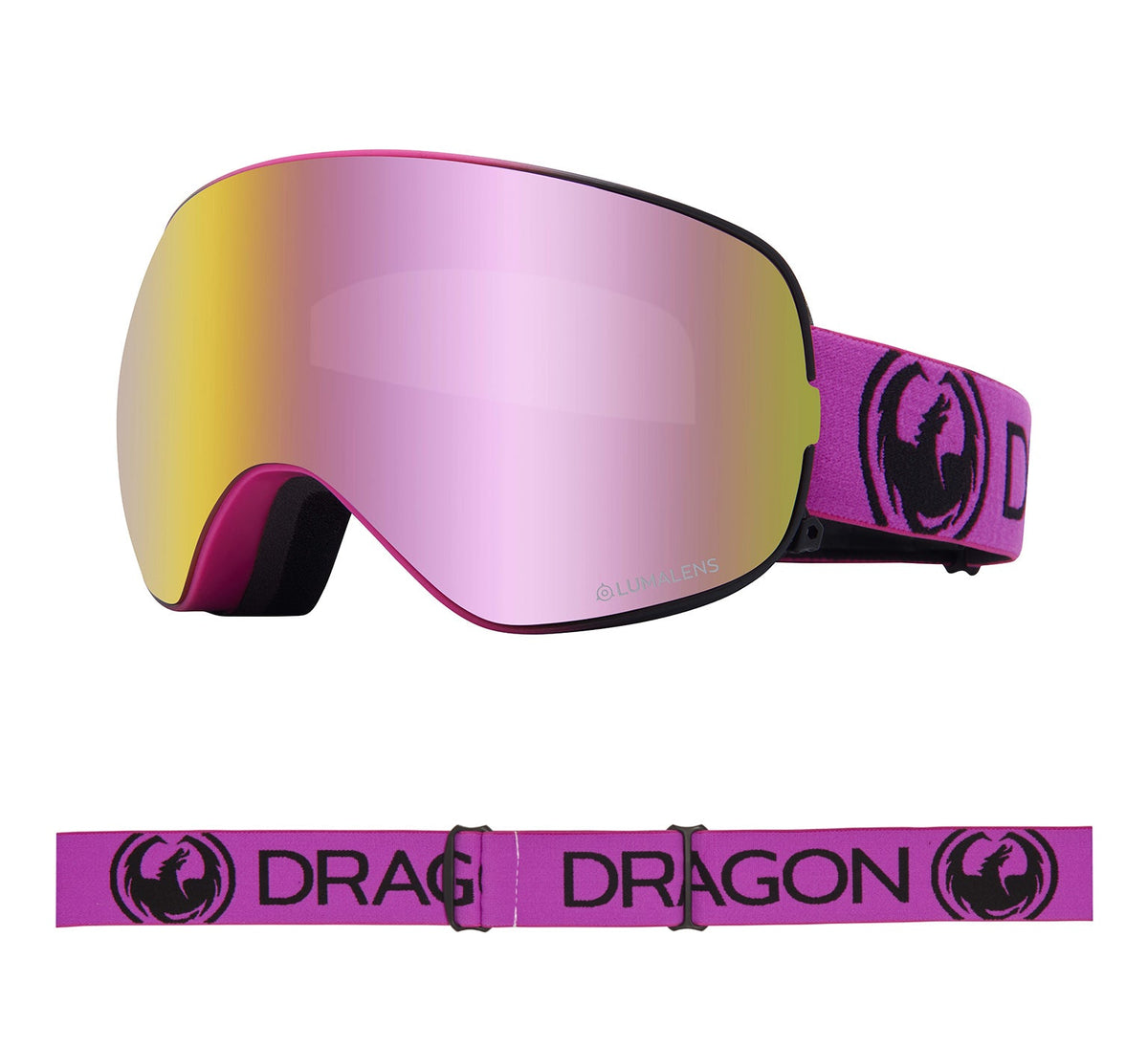 X2s - Raspberry with Lumalens Pink Ionized &amp; Lumalens Dark Smoke Lens