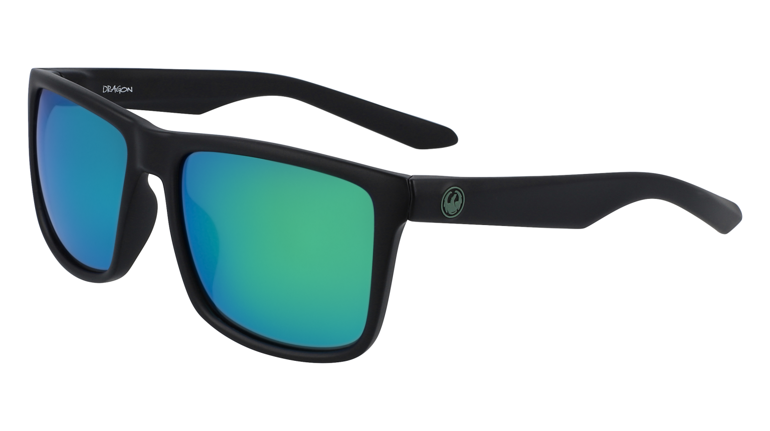 MERIDIEN - Matte Black H2O with Polarized Lumalens Green Ionized Lens